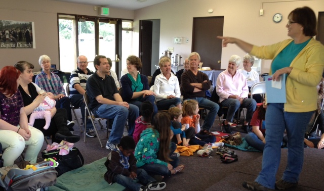 Summertime informal Worship CampSunday2012